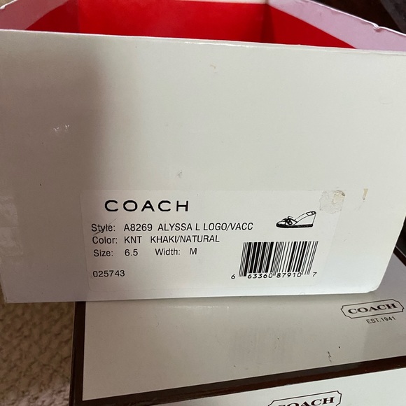 Coach Alyssa sneaker wedge sandals - Picture 4 of 8